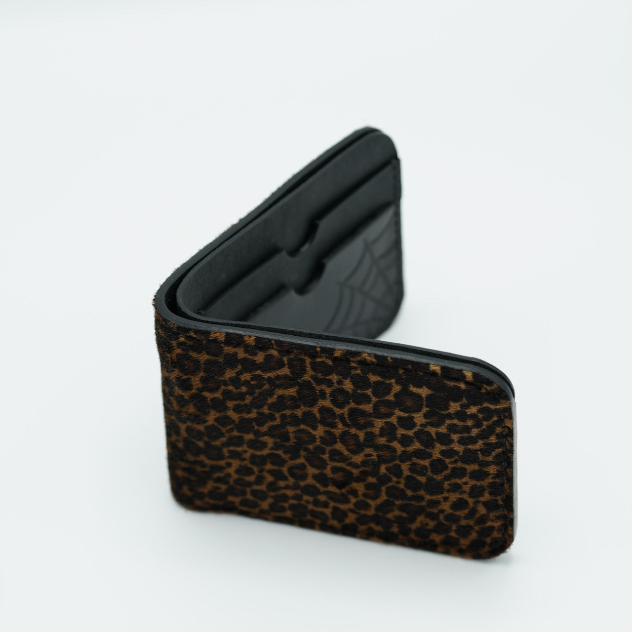 Cheetah and Spiderwebs Bifold Wallet