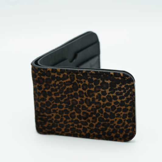 Cheetah and Spiderwebs Bifold Wallet